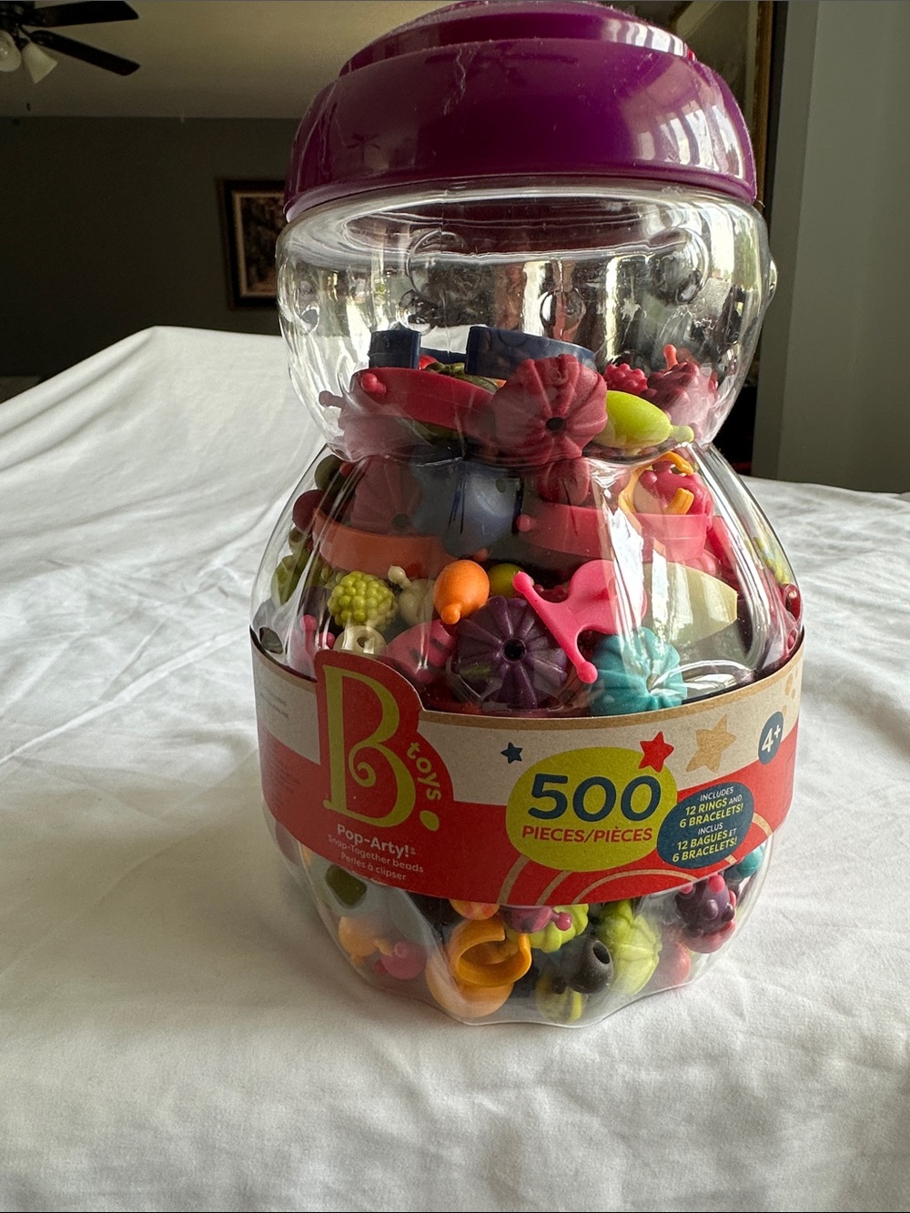 Pop-Arty Building Set - snap together beads
